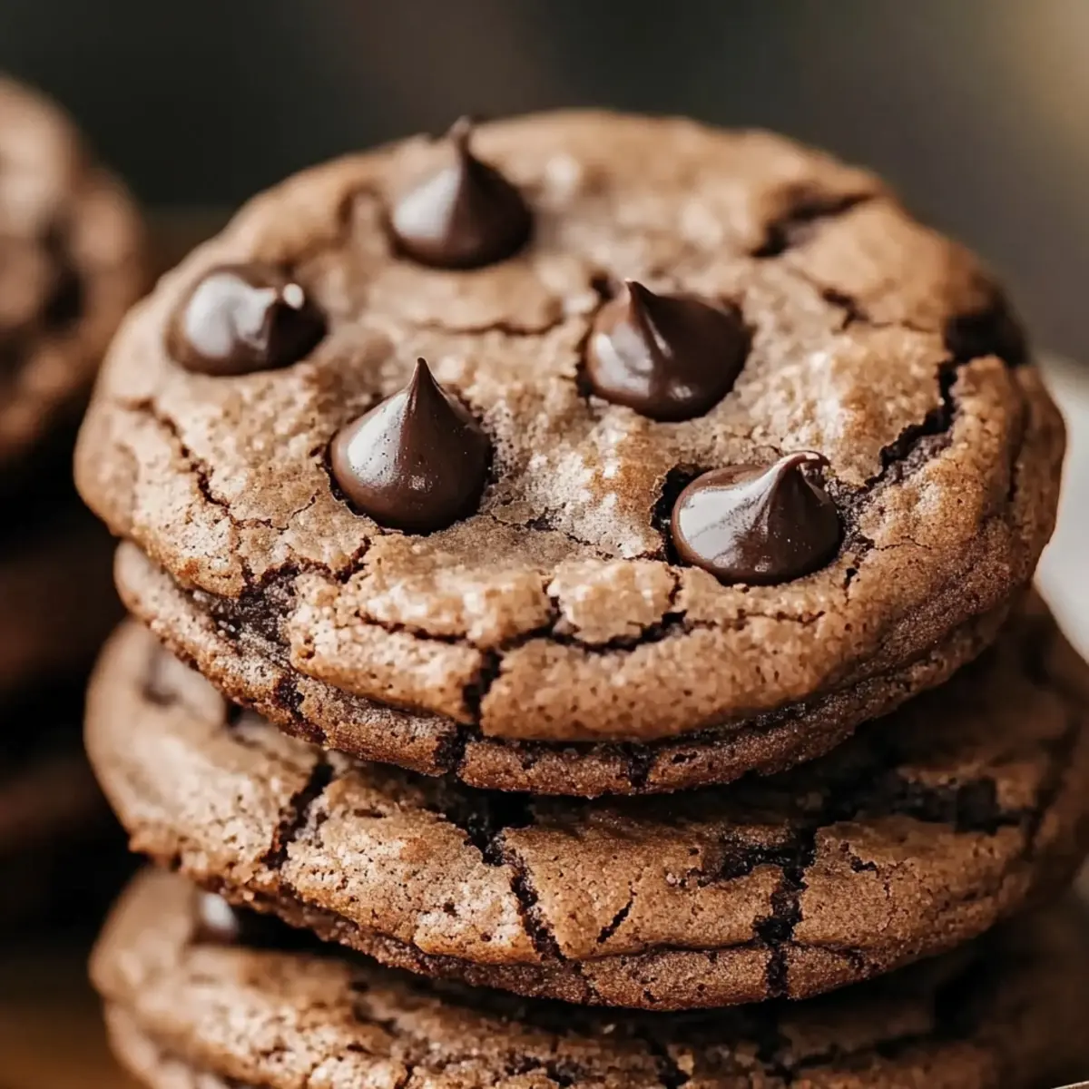 Espresso Chocolate Fudge Cookies