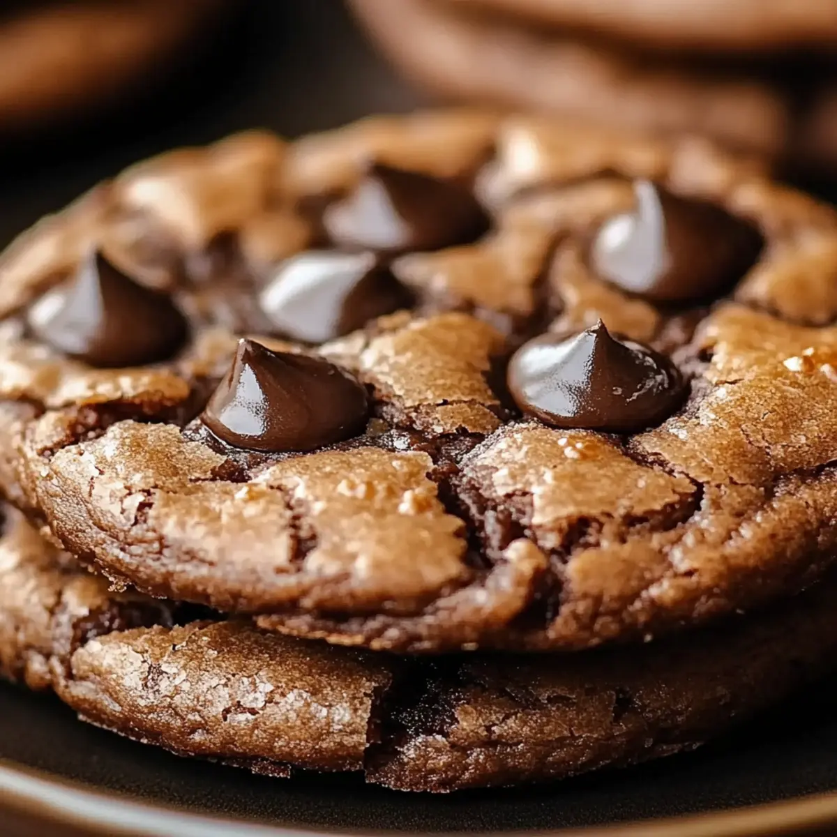 Espresso Chocolate Fudge Cookies