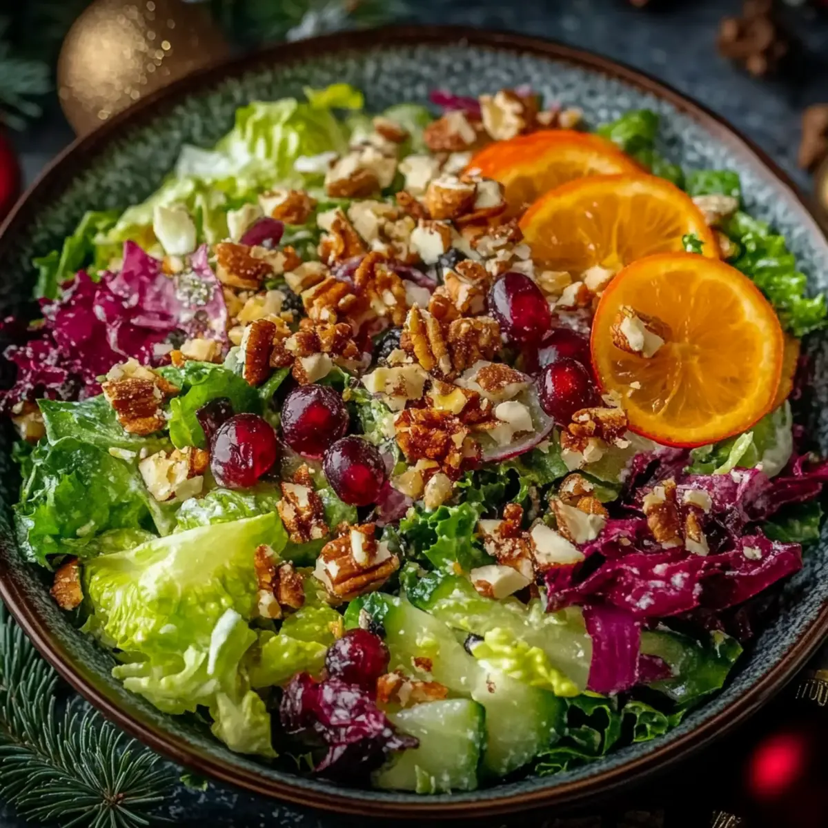 Festive Crunchy Christmas Salad
