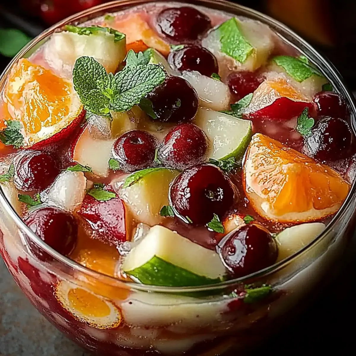 Festive White Christmas Sangria