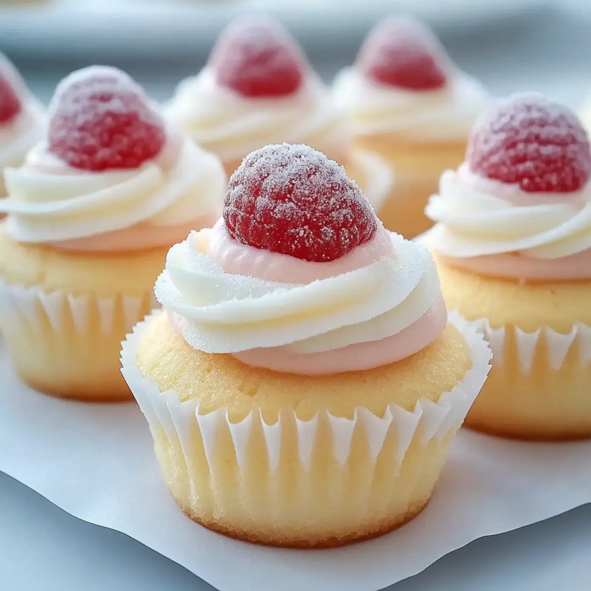 Fluffy Japanese Cotton Cheesecake Cupcakes