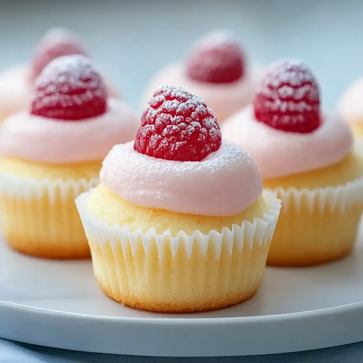 Fluffy Japanese Cotton Cheesecake Cupcakes