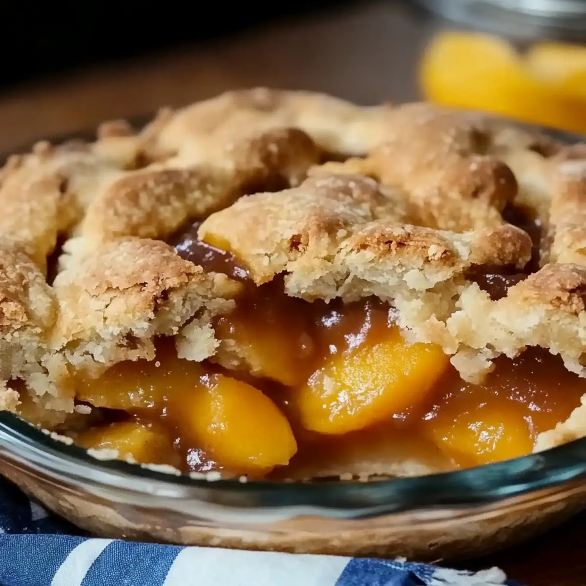 Fresh Southern Peach Cobbler