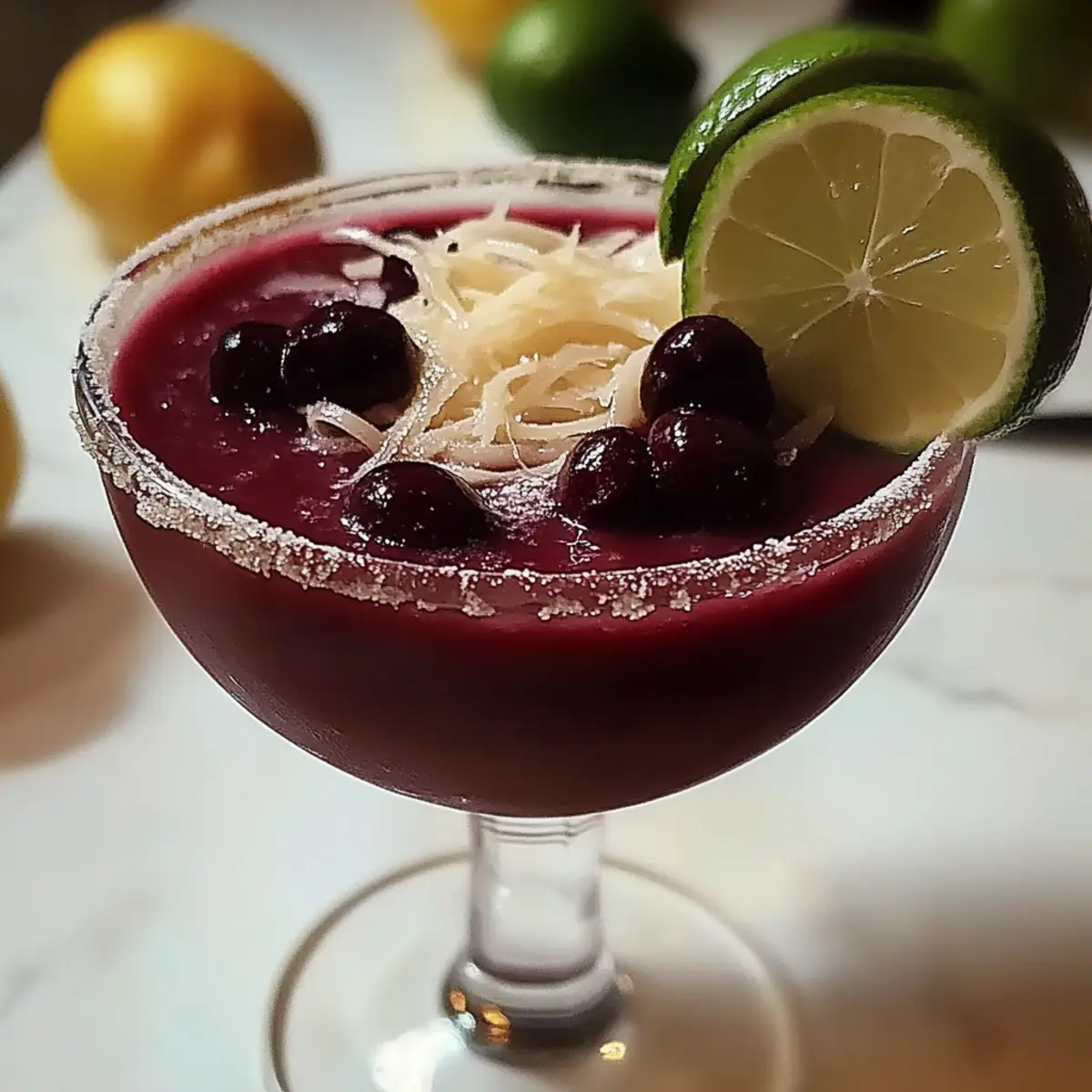 Frozen Cherry Lime Margarita