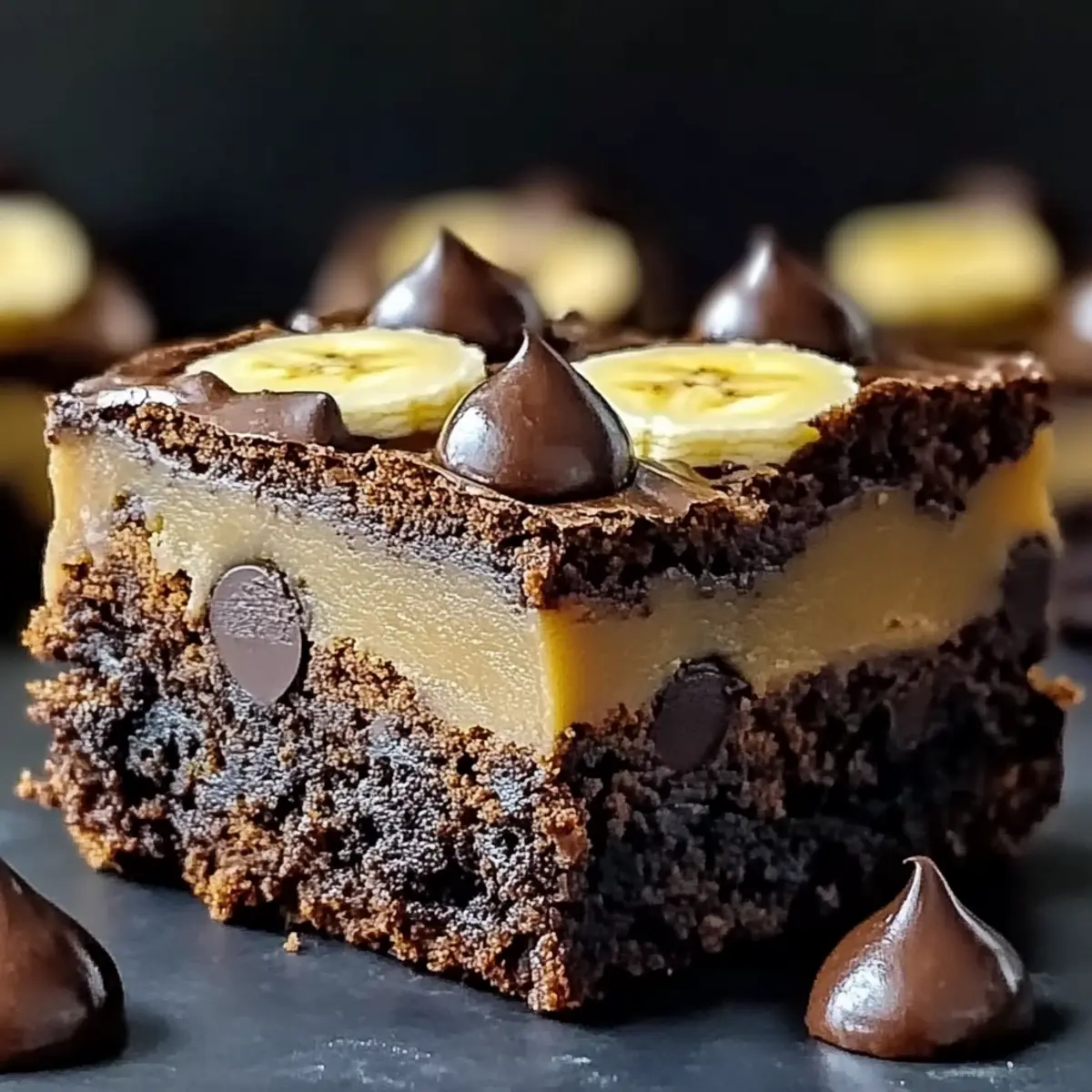 Fudgy Banana Bread Brownies