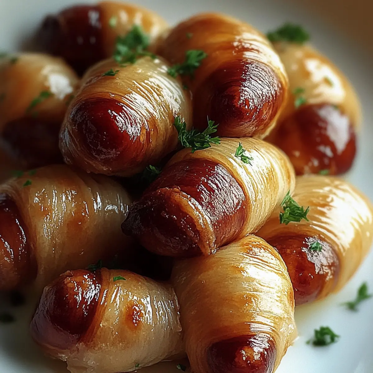 Glazed Pigs In a Blanket