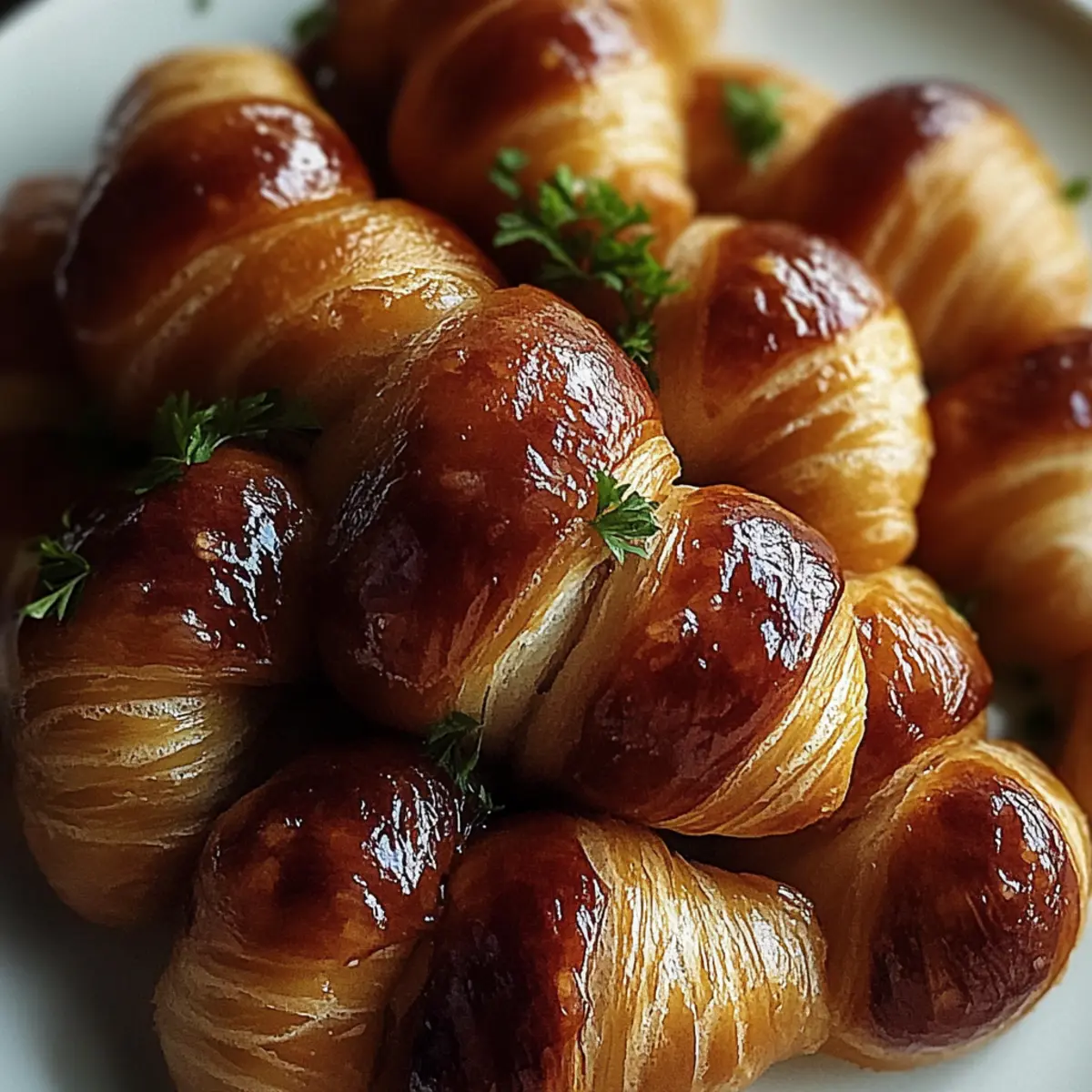 Glazed Pigs In a Blanket