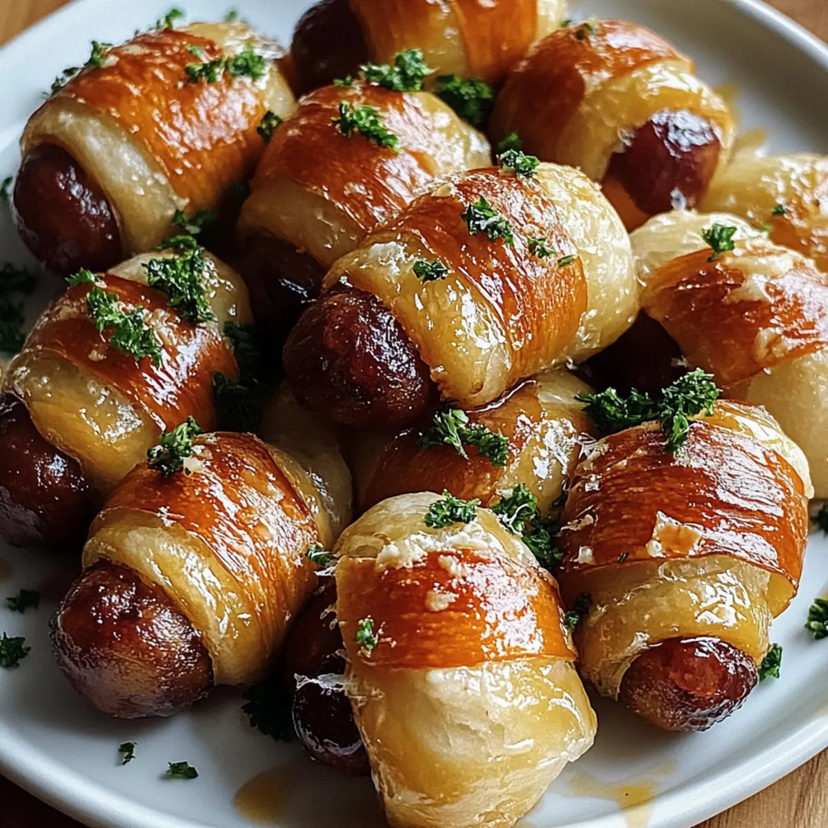 Glazed Pigs In a Blanket