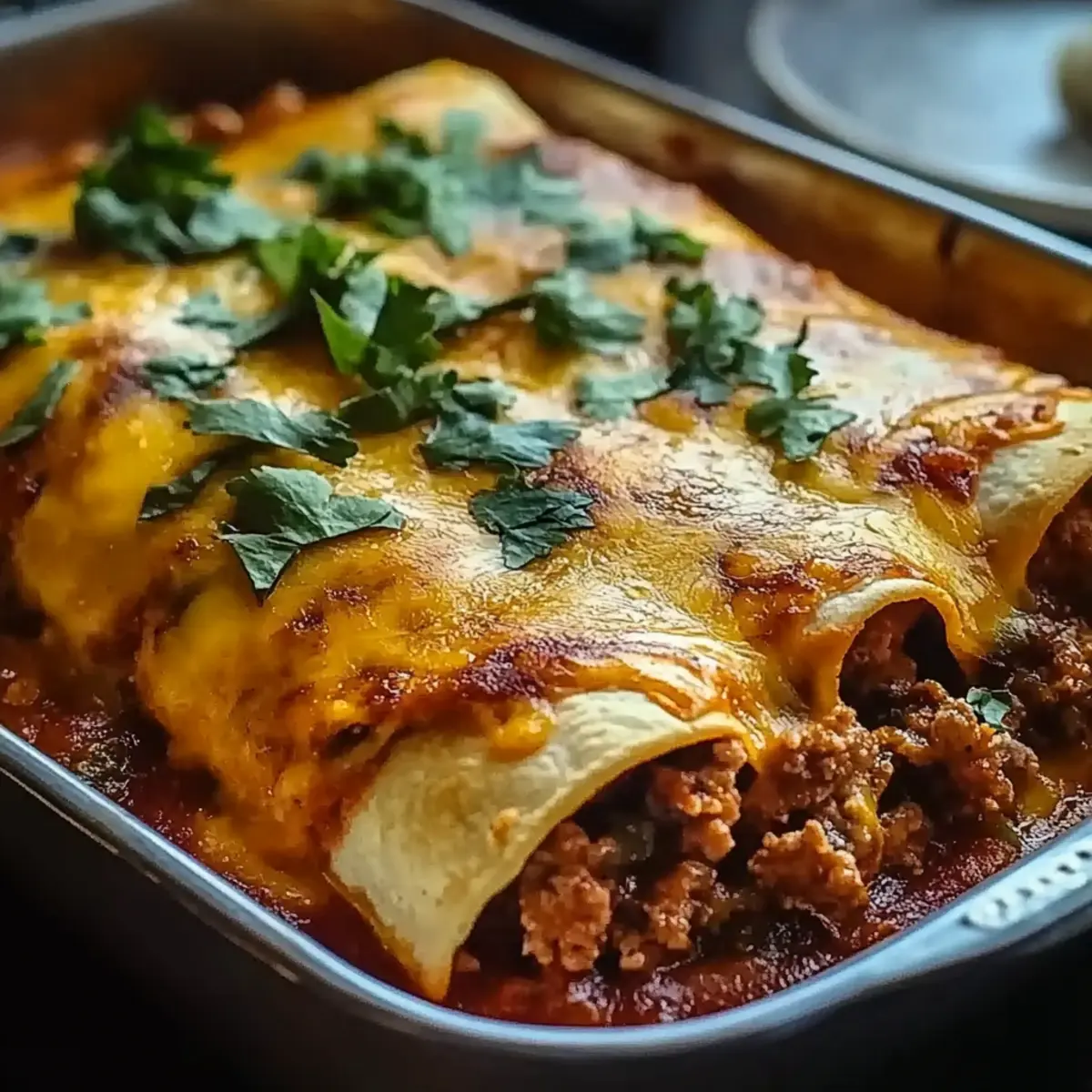 Ground Beef Enchiladas