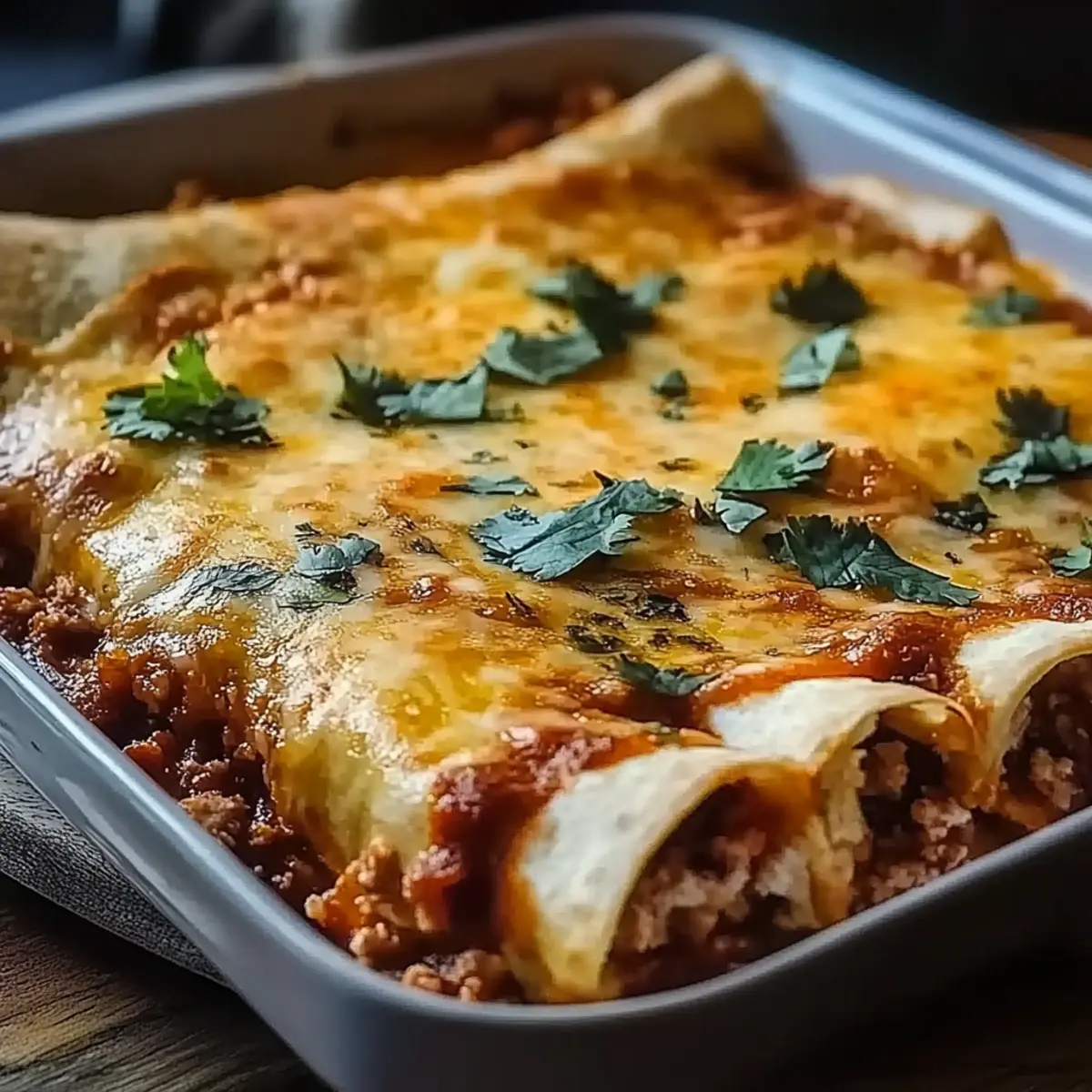 Ground Beef Enchiladas