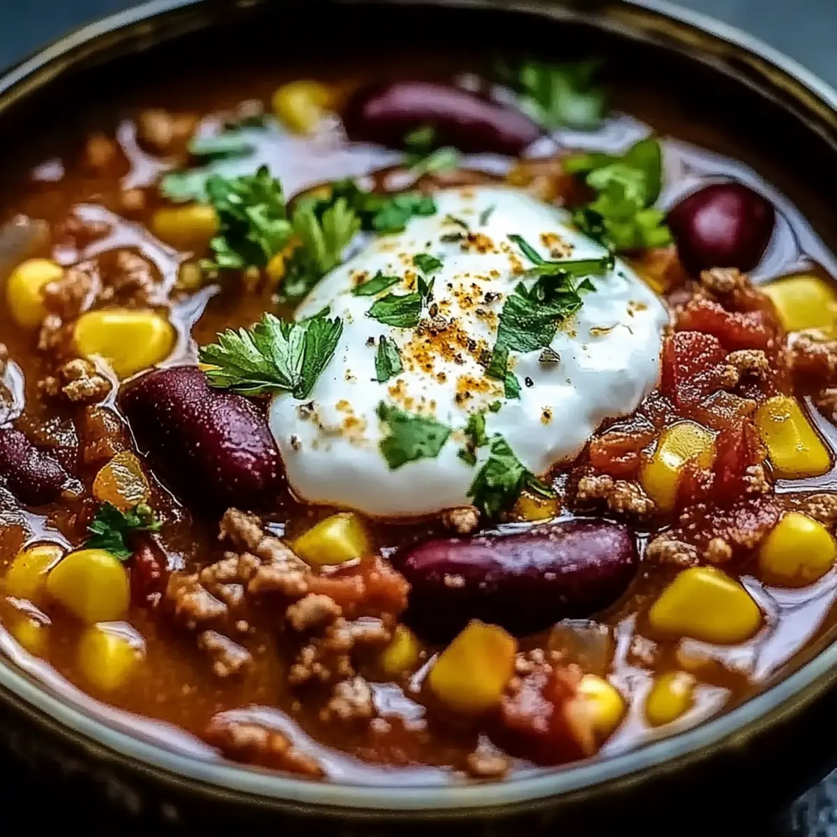 Ground Beef Stovetop Chili