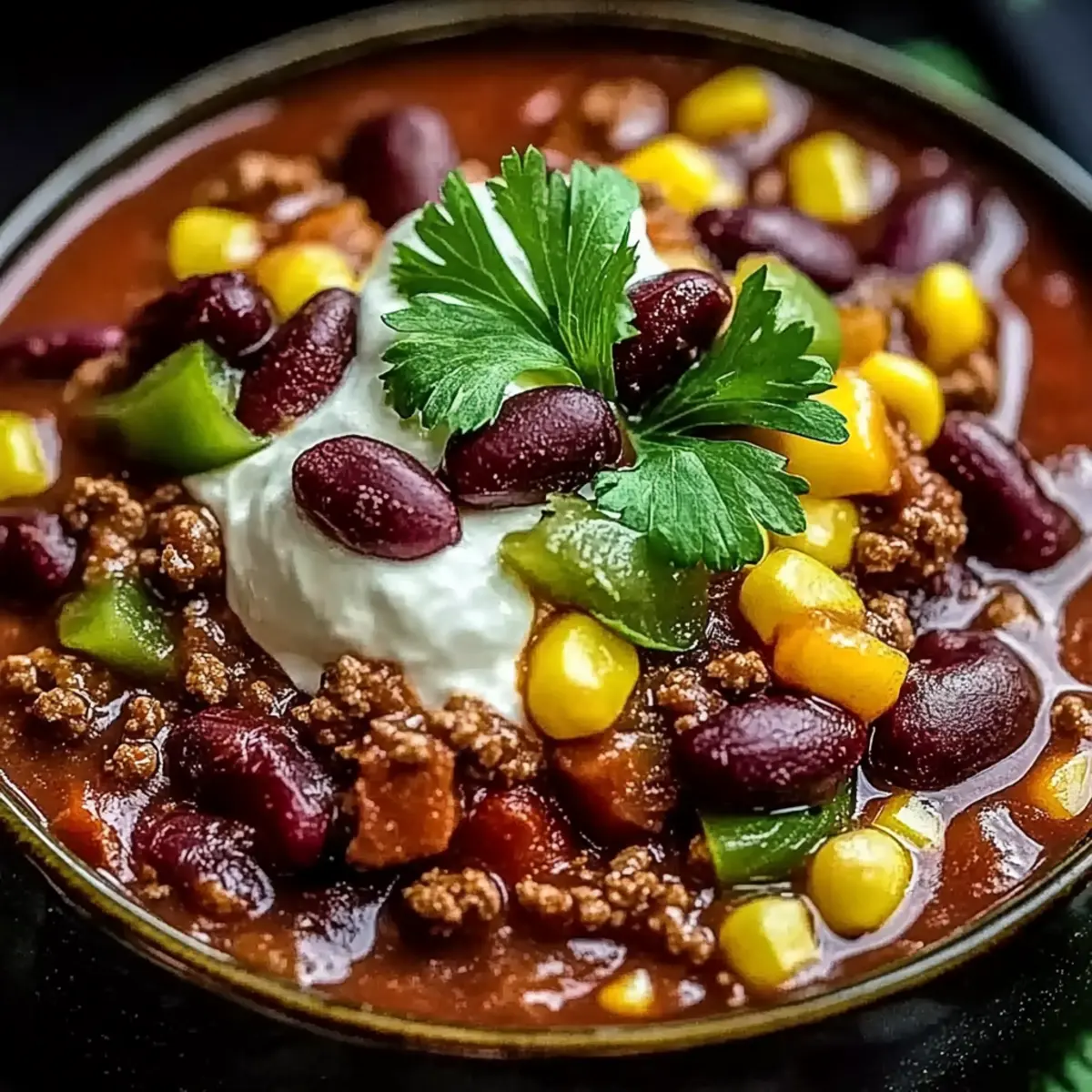 Ground Beef Stovetop Chili