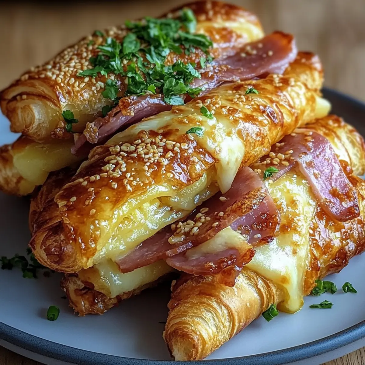 Ham and Cheese Sticks