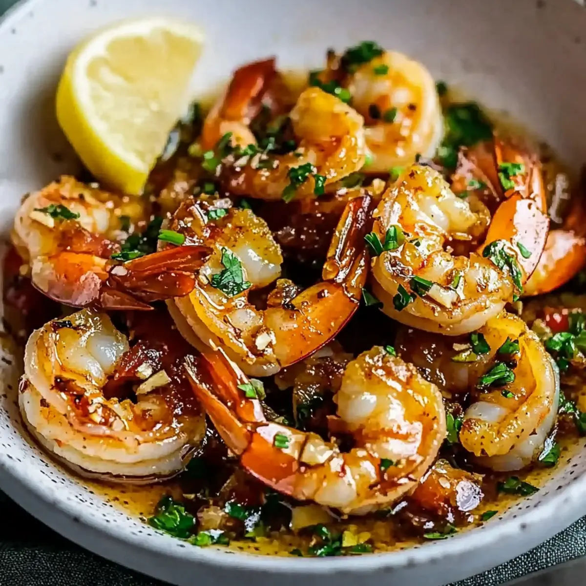 Hawaiian Garlic Shrimp
