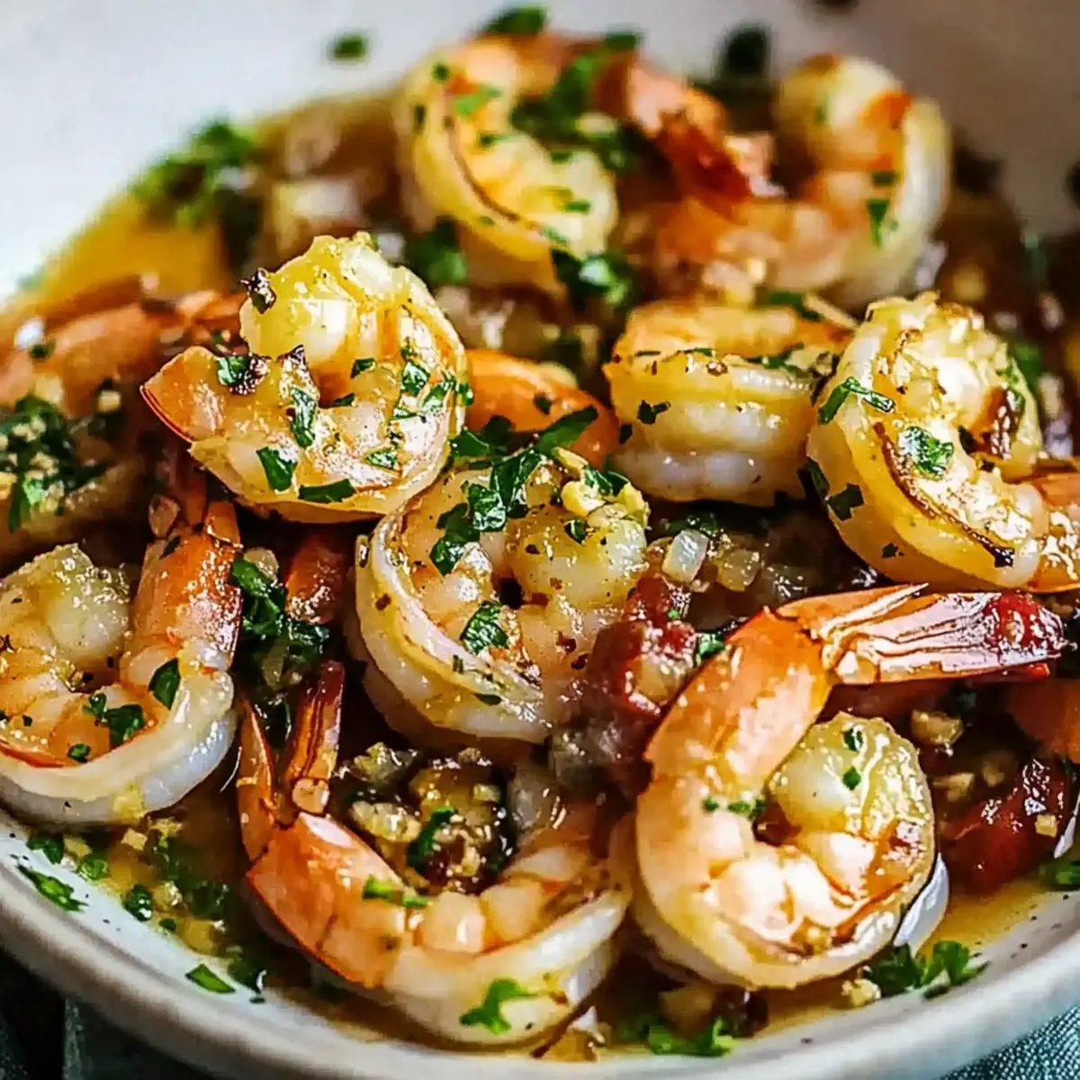 Hawaiian Garlic Shrimp
