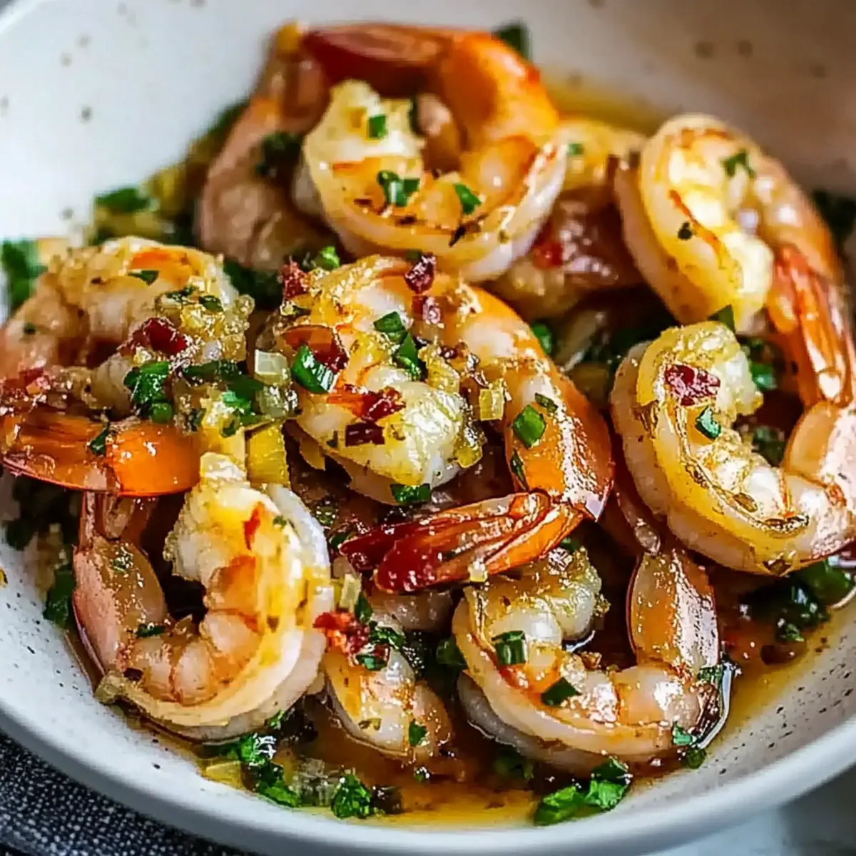 Hawaiian Garlic Shrimp