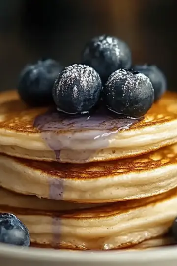 High-Protein Blueberry Pancakes