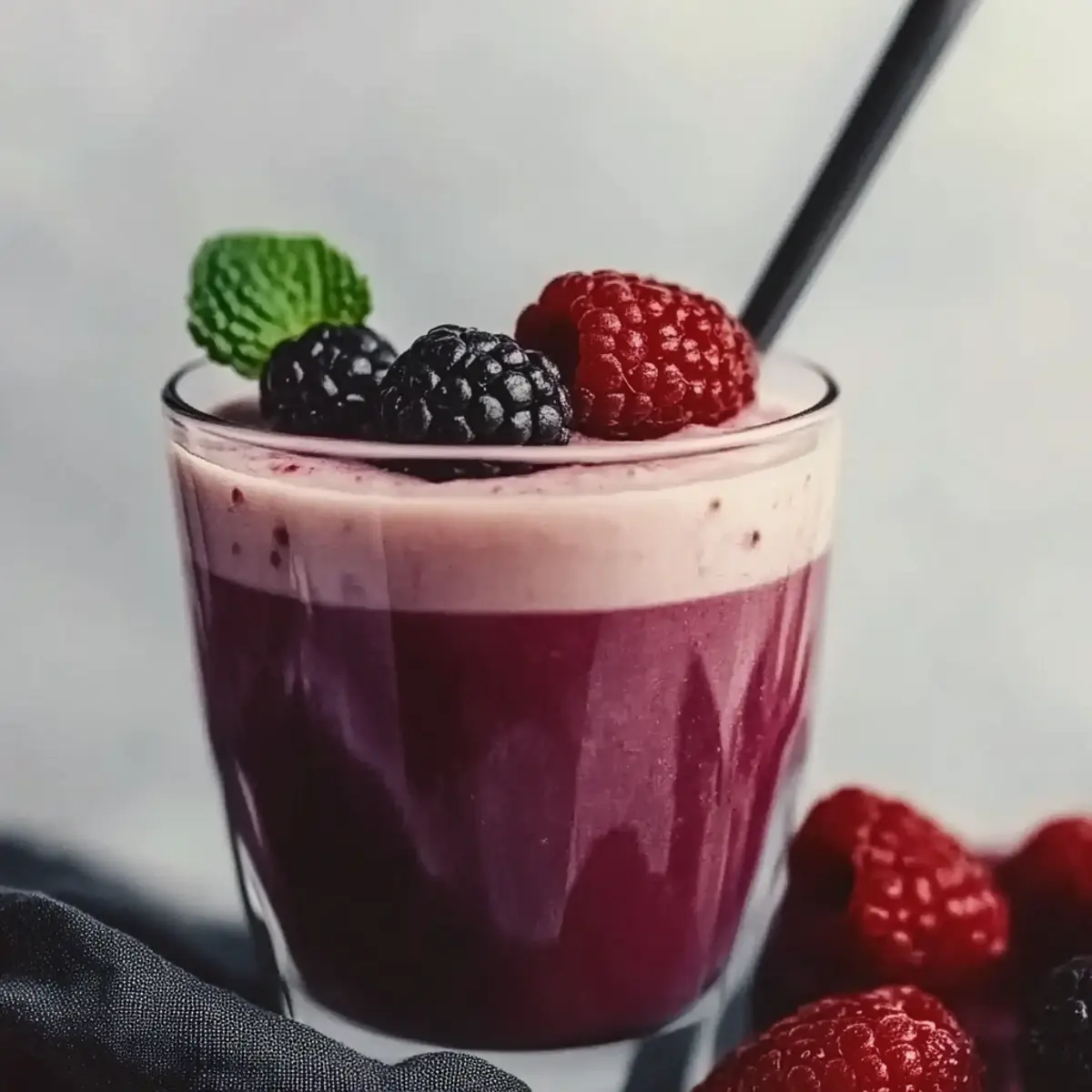 High Protein Berries Smoothie