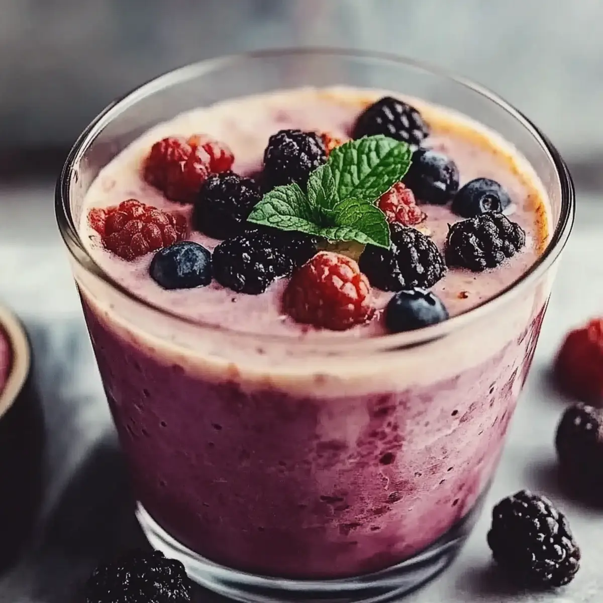 High Protein Berries Smoothie