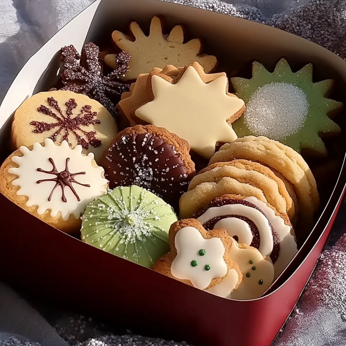 Holiday Butter Cookie Box