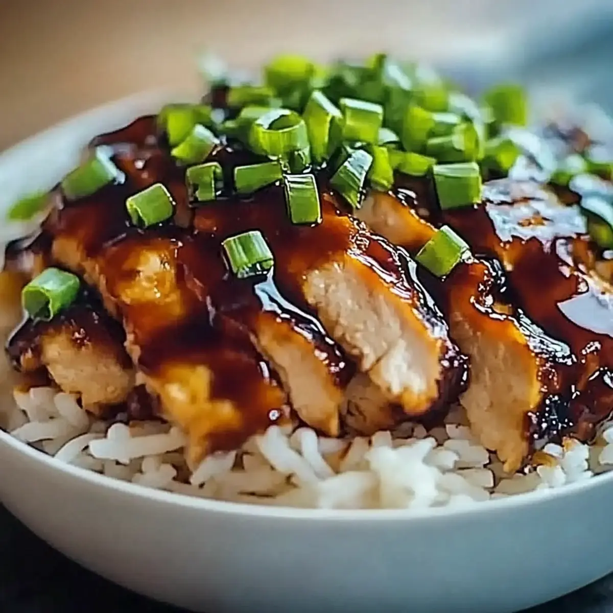 Honey BBQ Chicken Rice