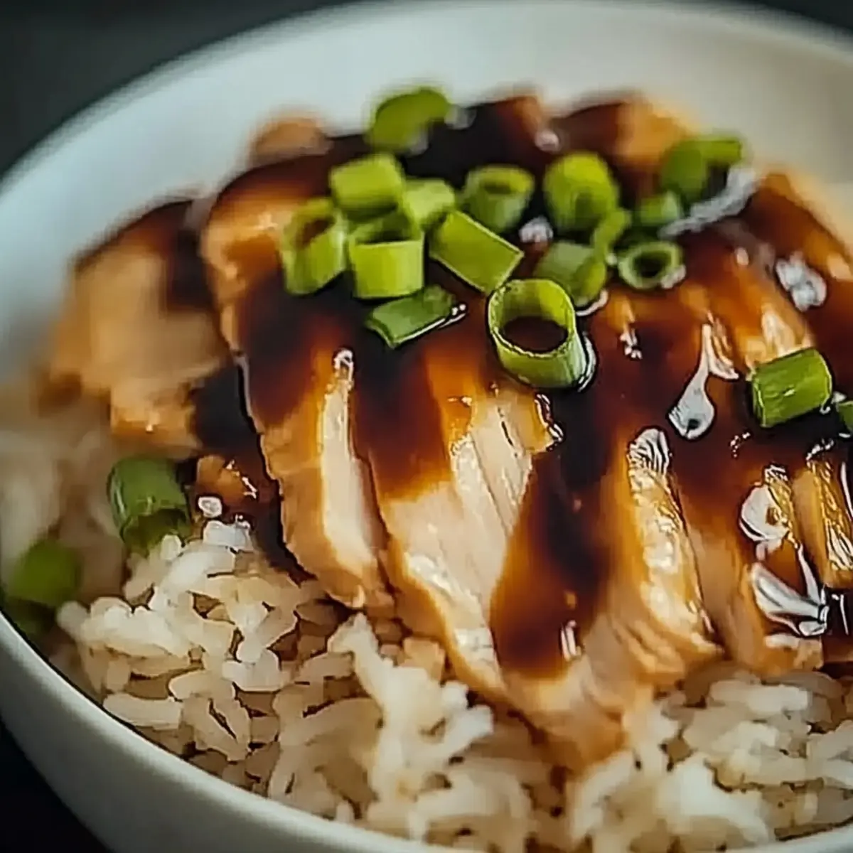 Honey BBQ Chicken Rice