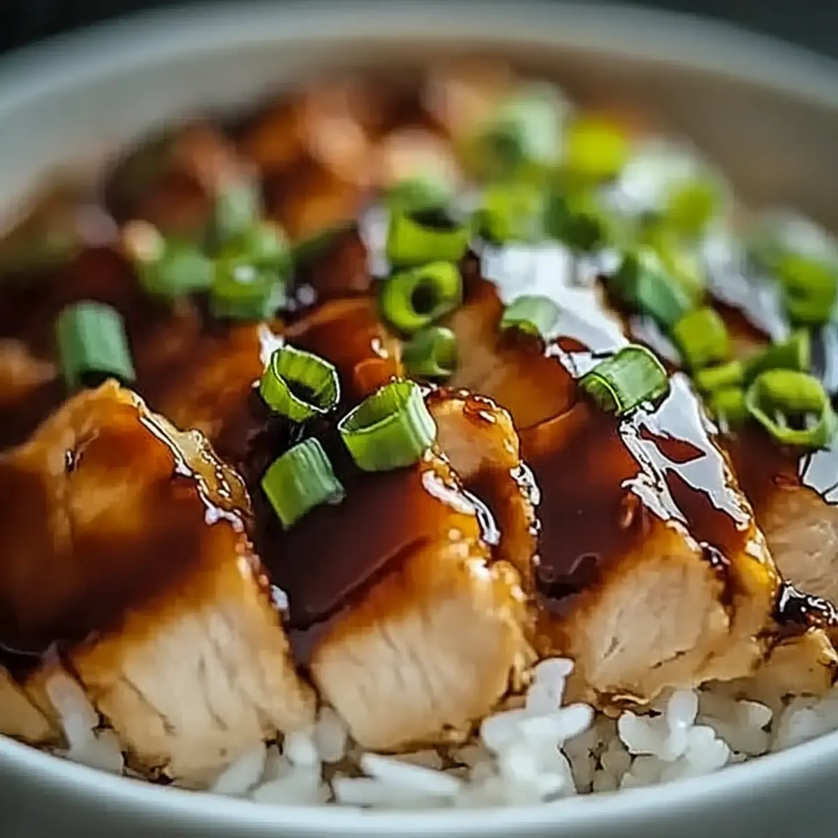 Honey BBQ Chicken Rice