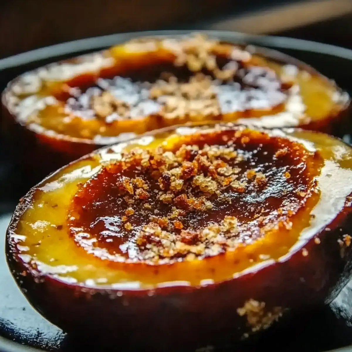 Japanese Sweet Potato Crème Brûlée