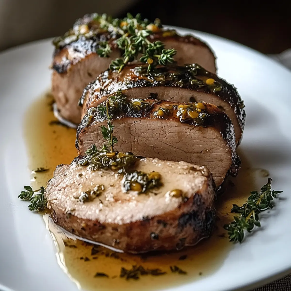 Maple Dijon Pork Tenderloin