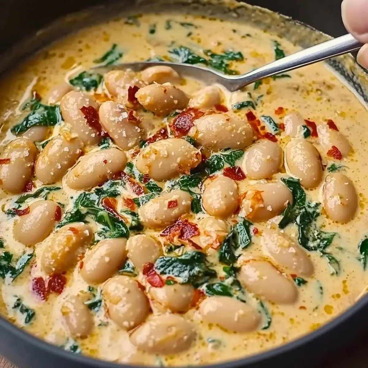 Marry Me Butter Beans With Creamy Tuscan Sauce