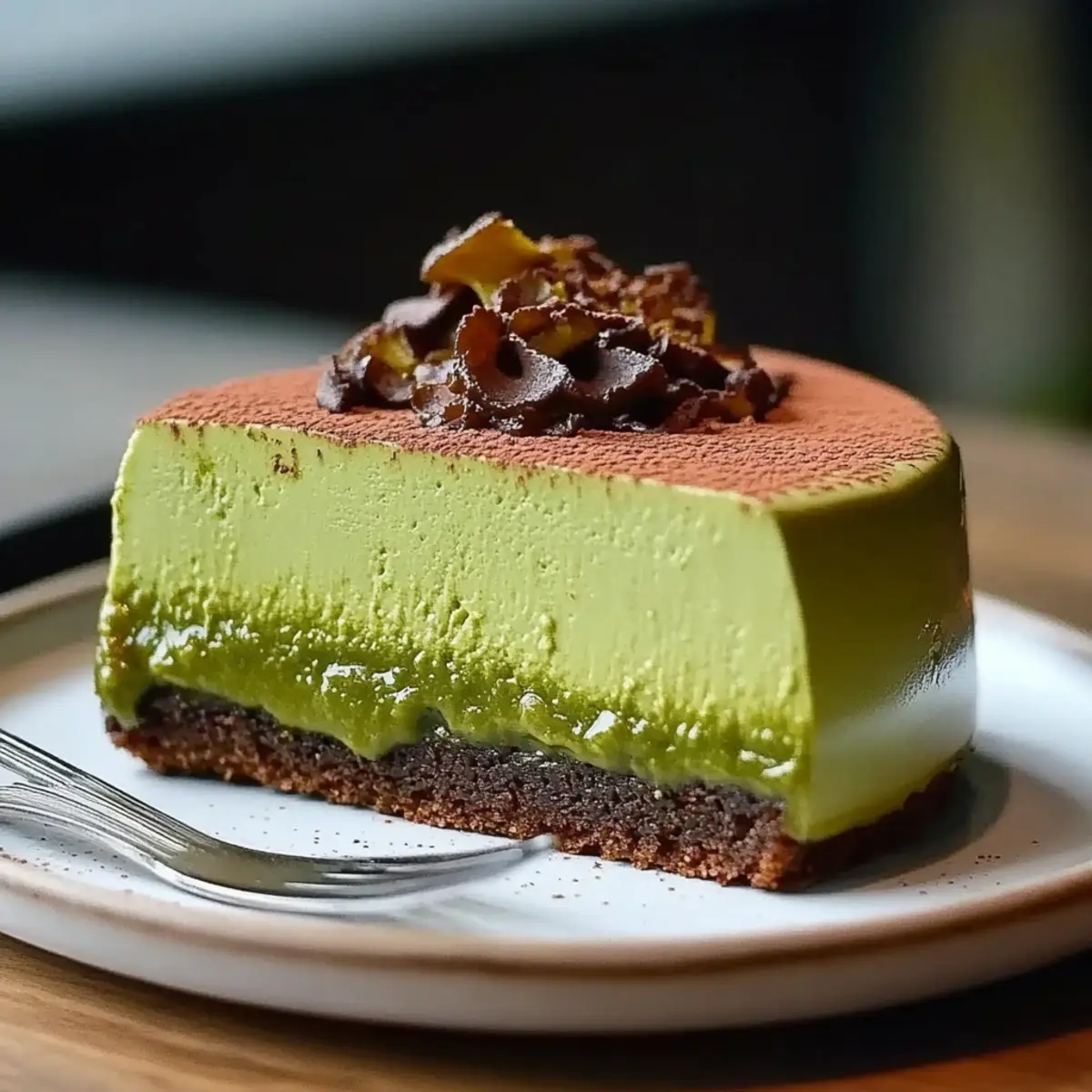 Matcha Japanese Cheesecake