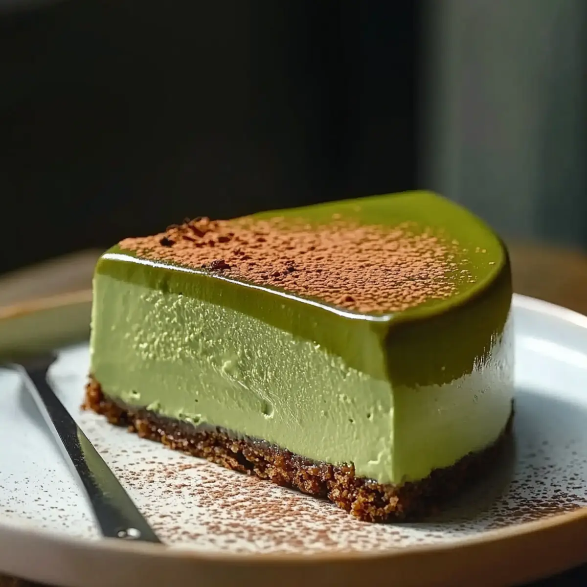 Matcha Japanese Cheesecake