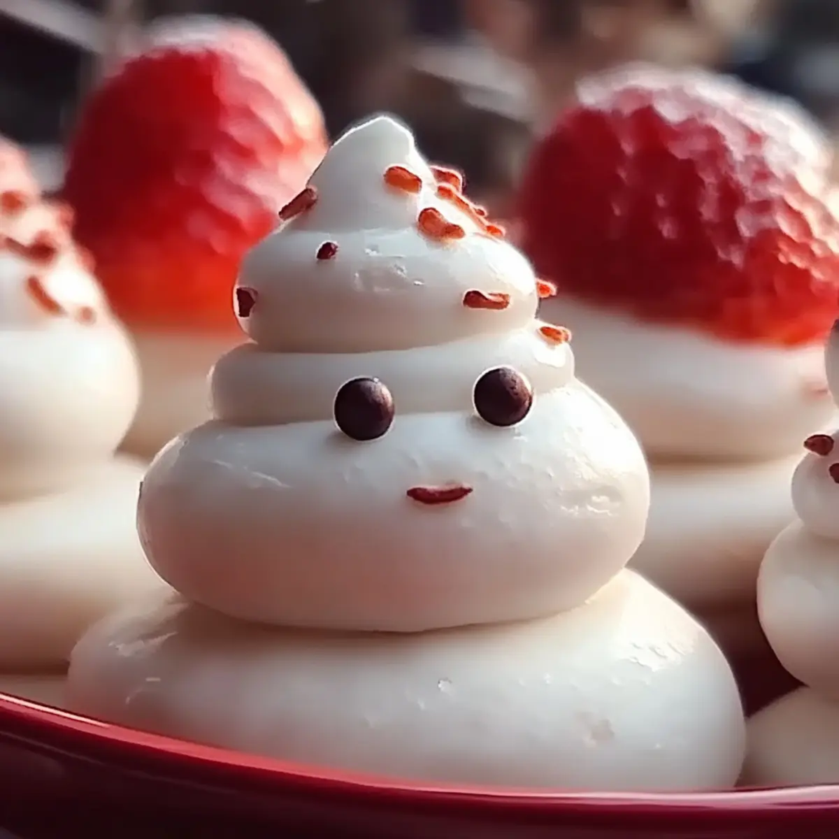 Meringue Snowmen Cookies