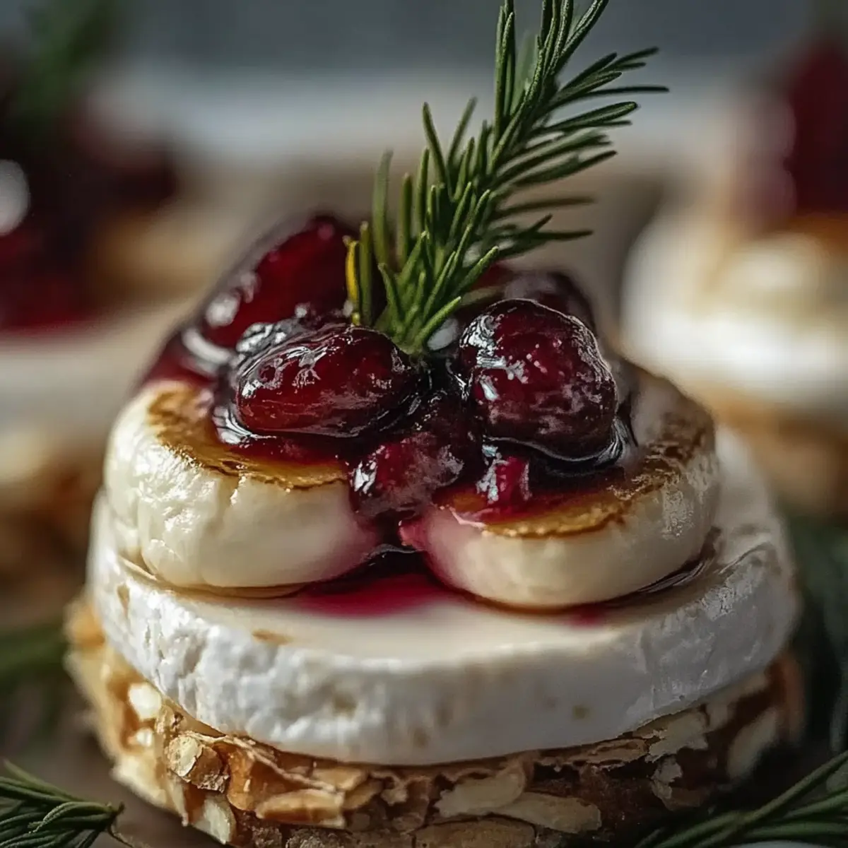 Mini Brie Christmas Trees