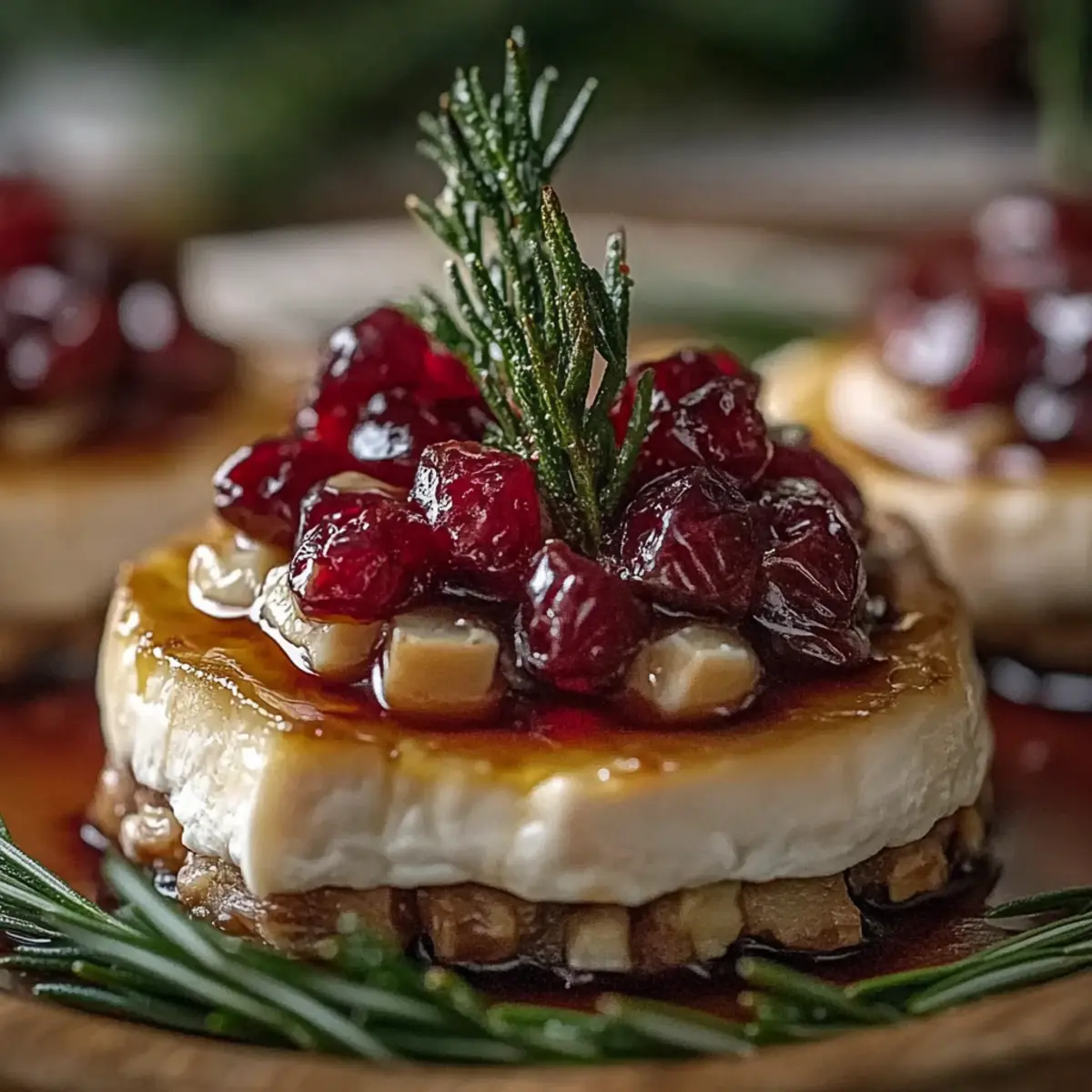 Mini Brie Christmas Trees