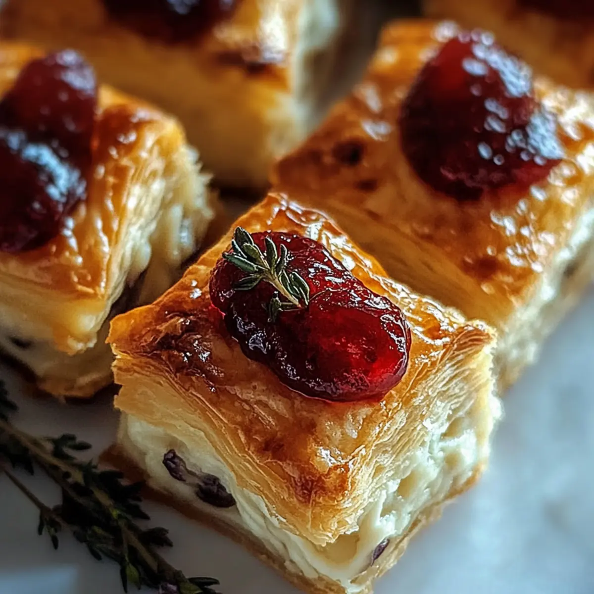 Mini Cranberry Brie Bites