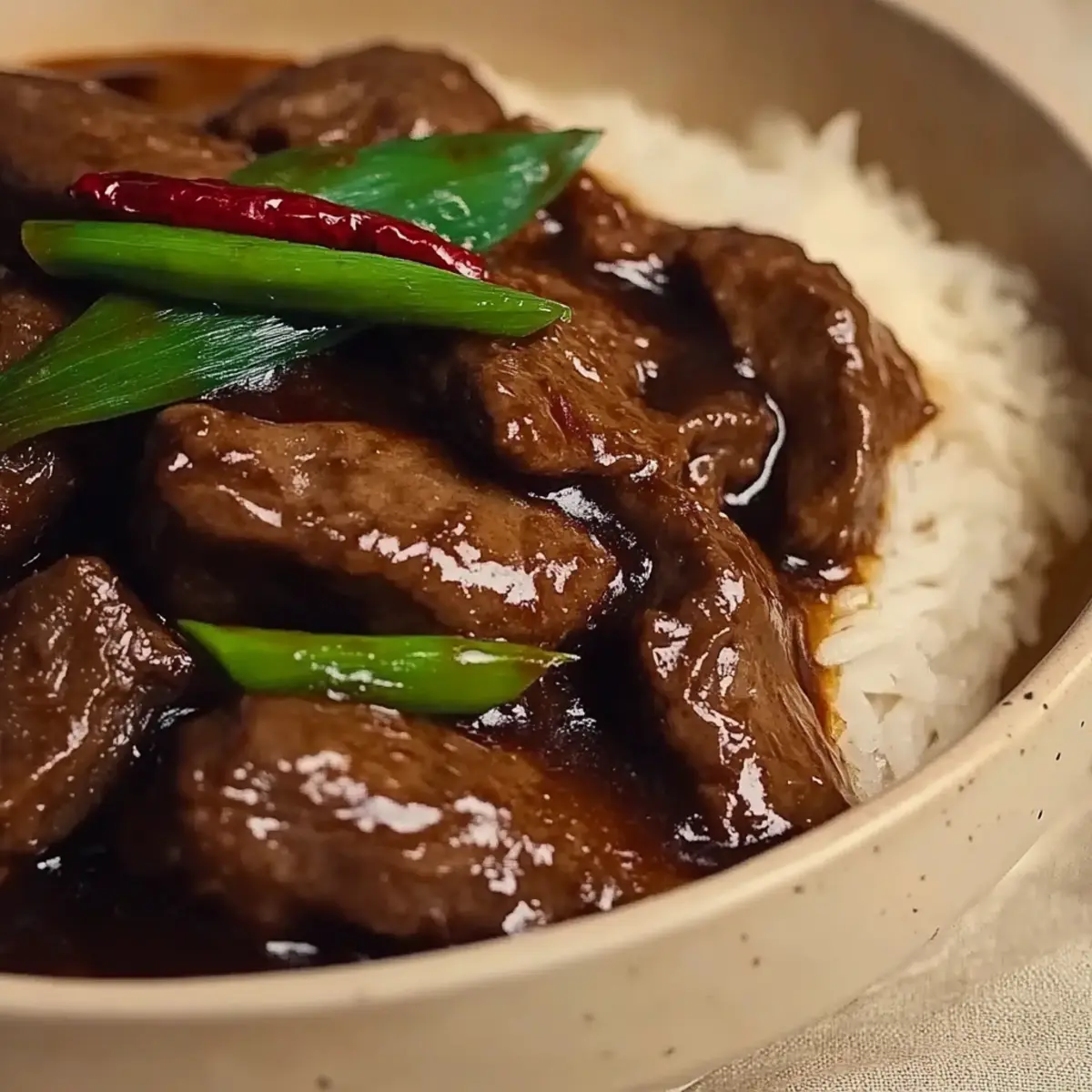 Mongolian Beef