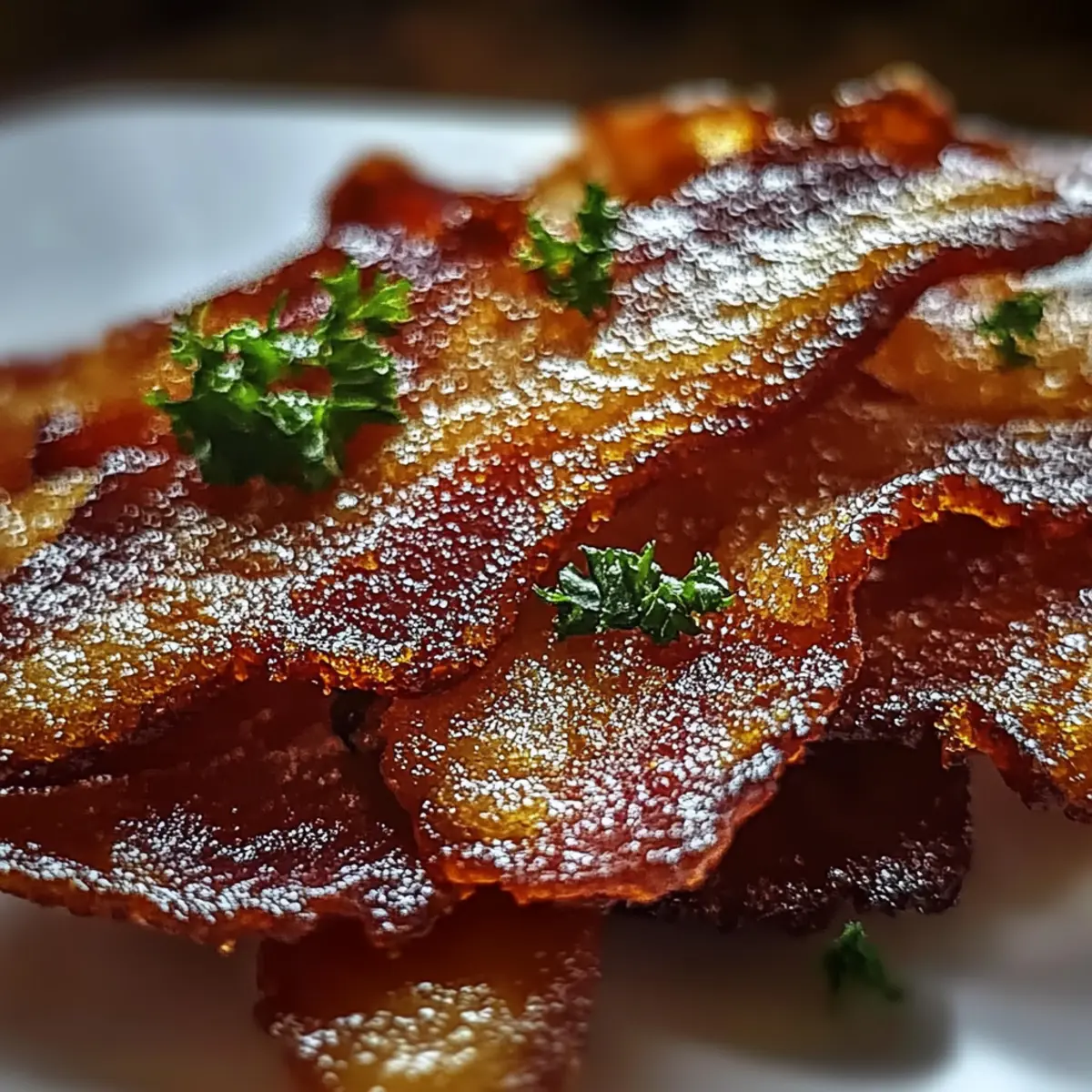 Parmesan Candied Bacon Crackers