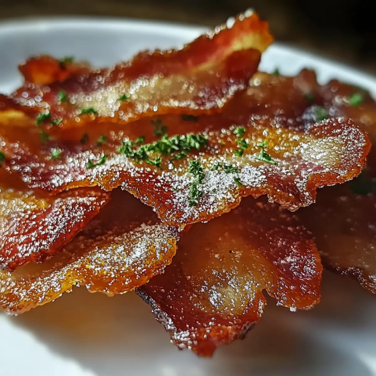 Parmesan Candied Bacon Crackers