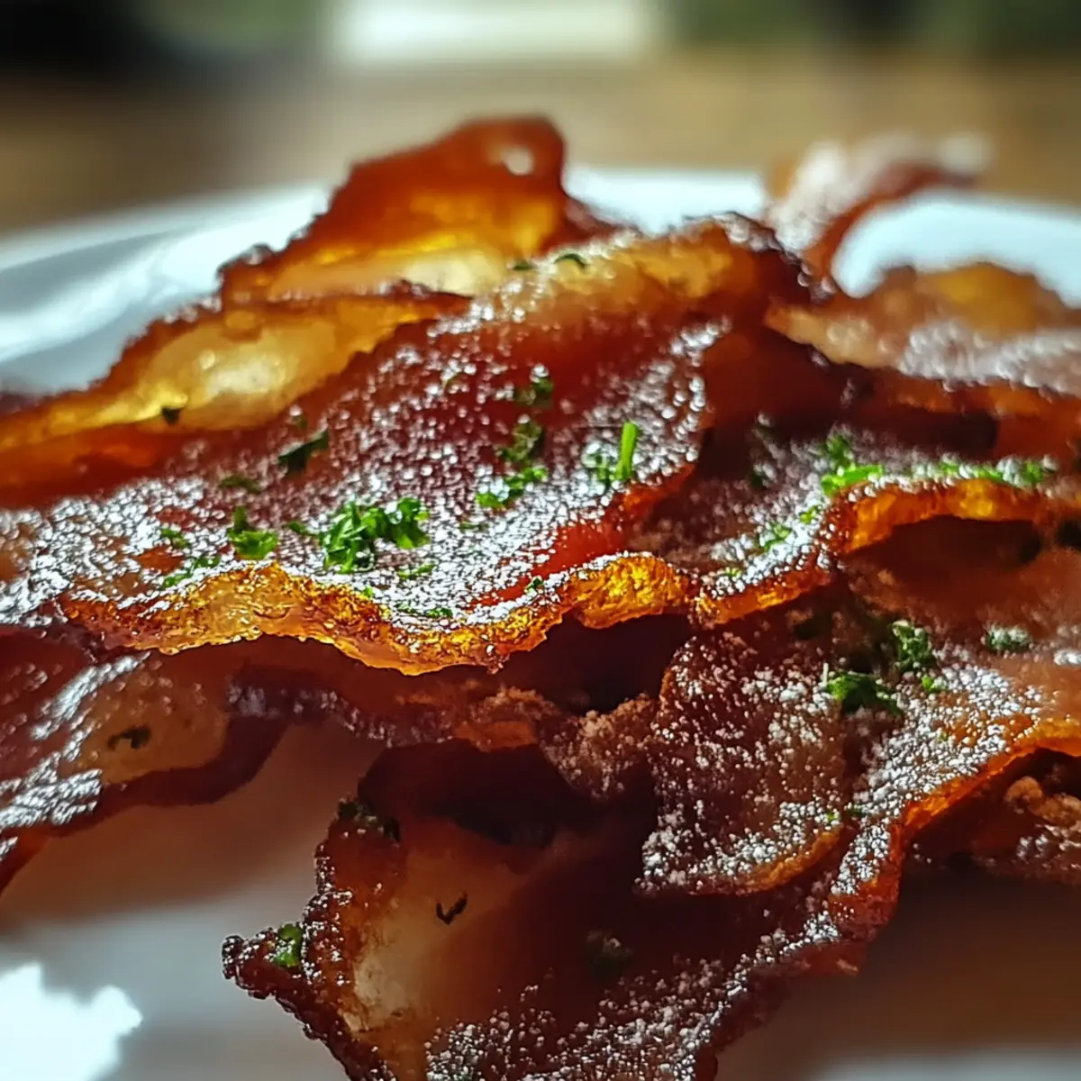 Parmesan Candied Bacon Crackers