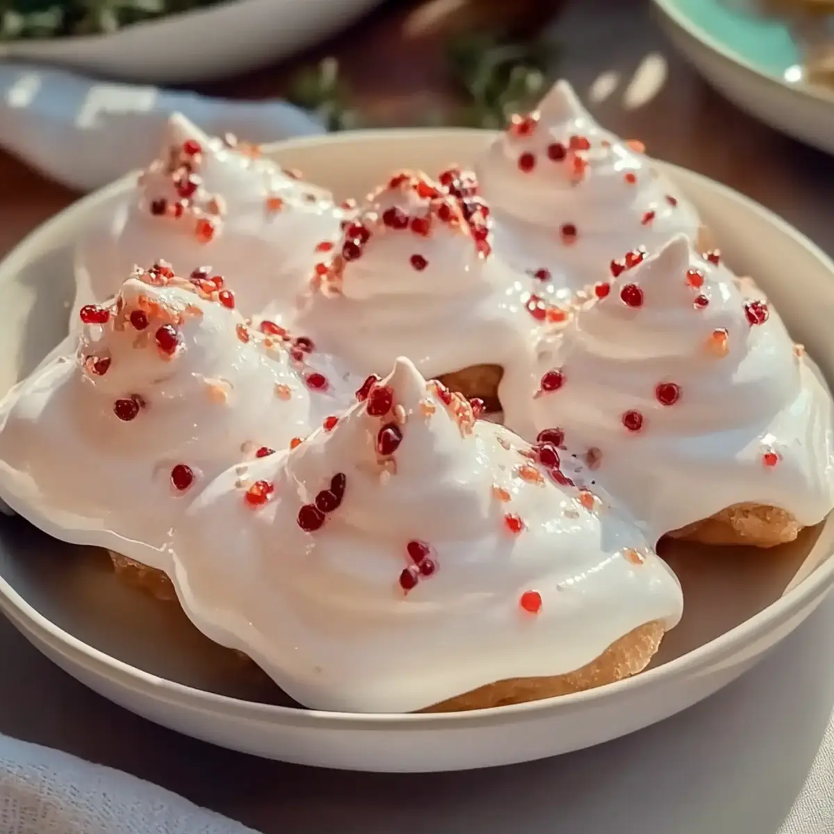 Peppermint Meringues
