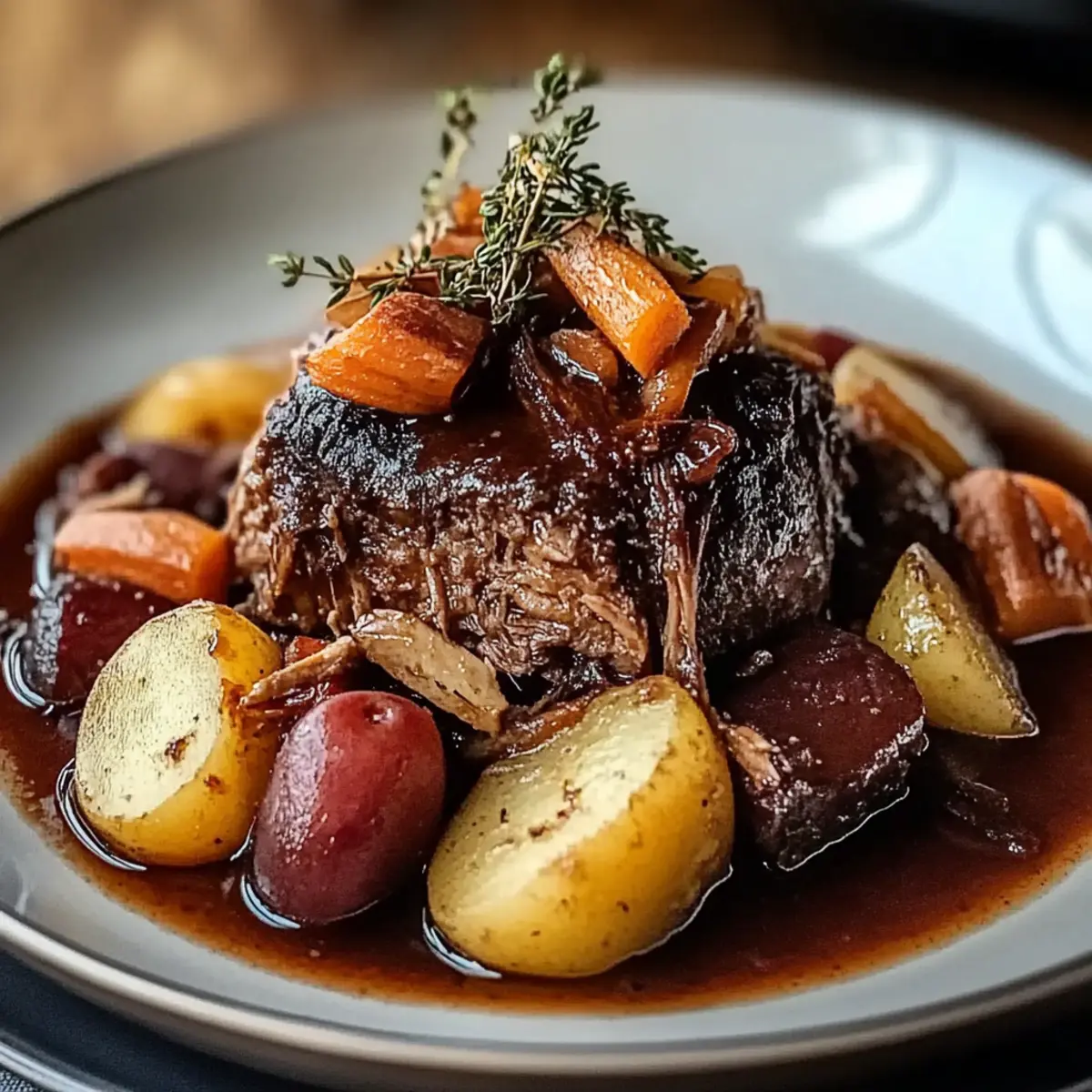 Pot Roast with Potatoes and Carrots