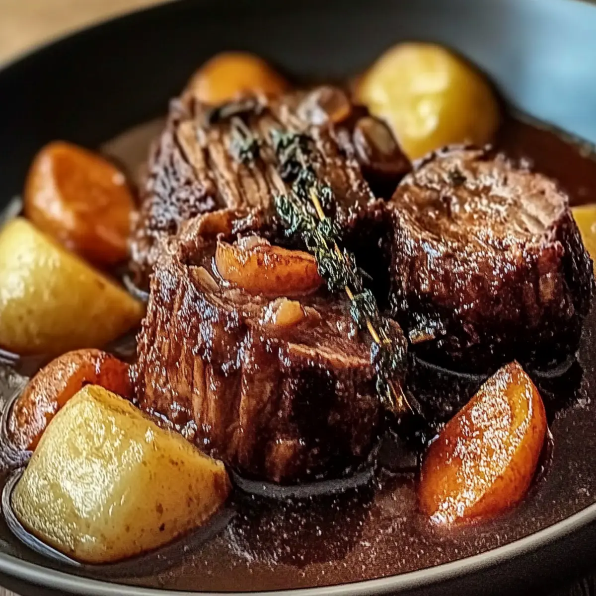 Pot Roast with Potatoes and Carrots