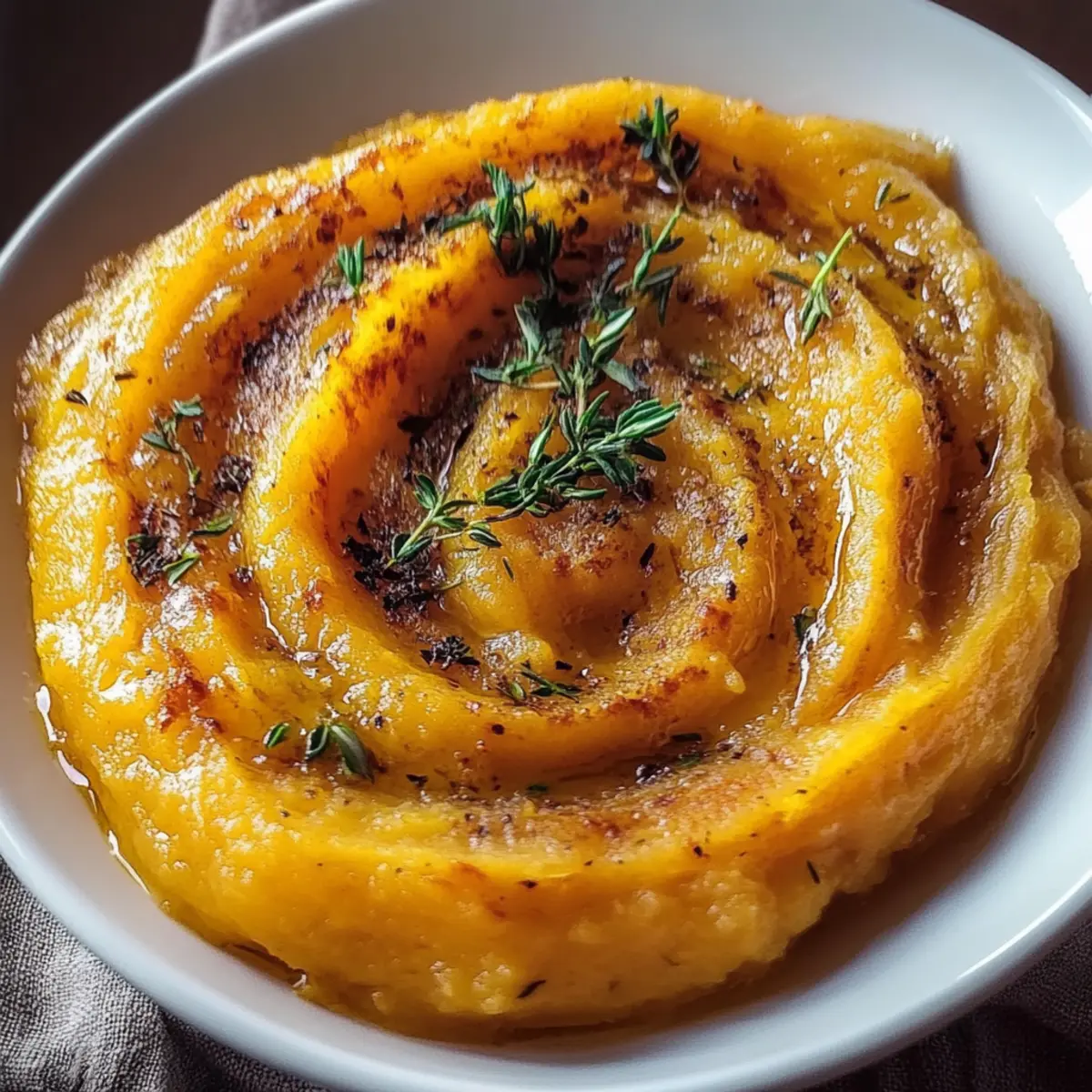 Roasted Garlic Mashed Butternut Squash