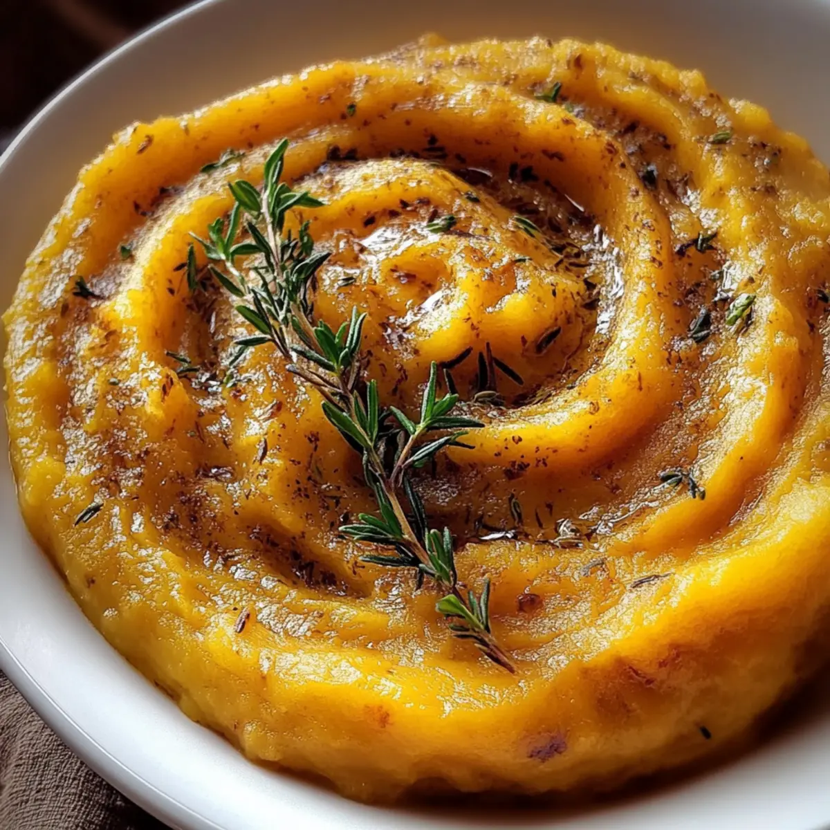 Roasted Garlic Mashed Butternut Squash