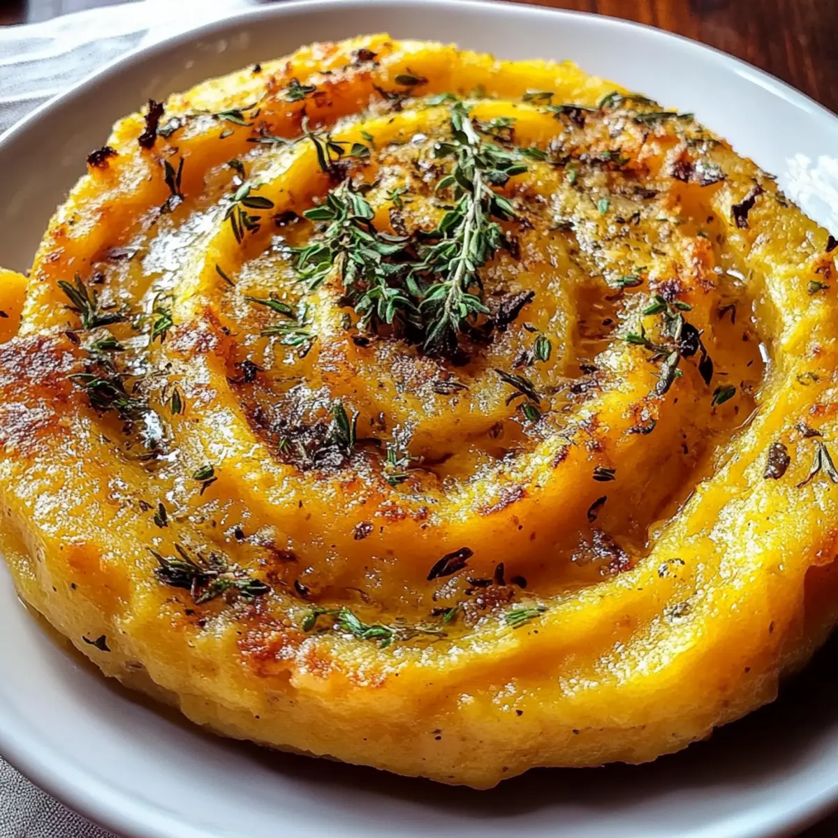 Roasted Garlic Mashed Butternut Squash