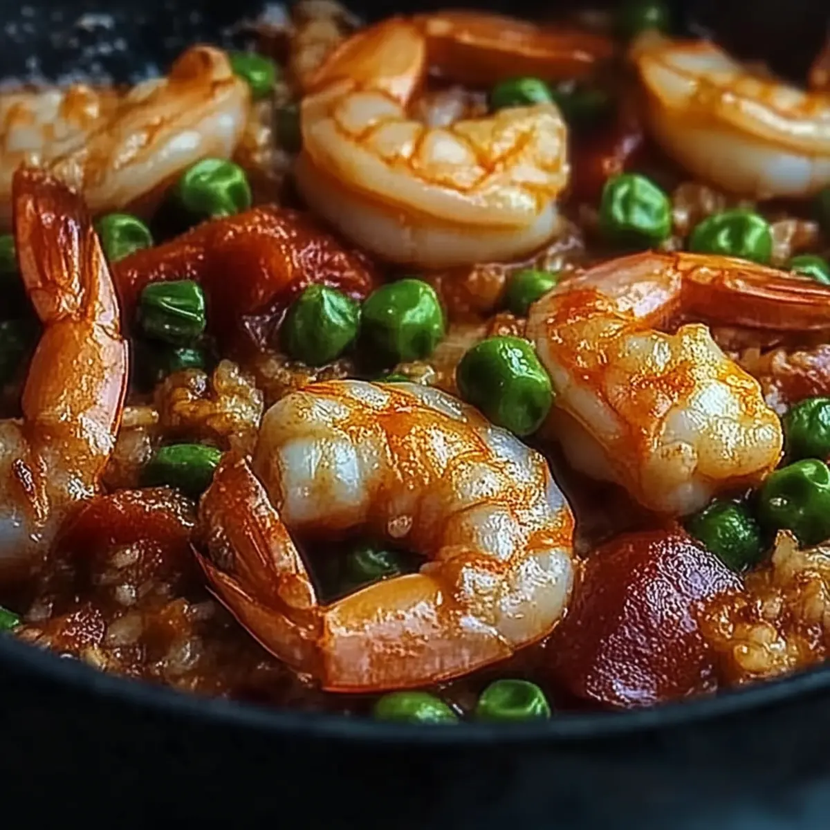 Shrimp Dirty Rice with Bell Peppers & Spice