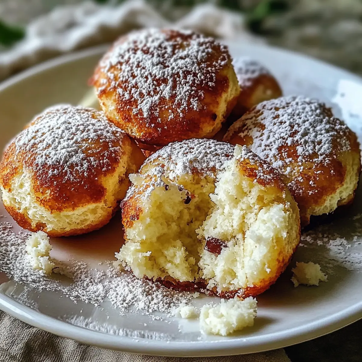 Soft Ricotta Almond Pillows