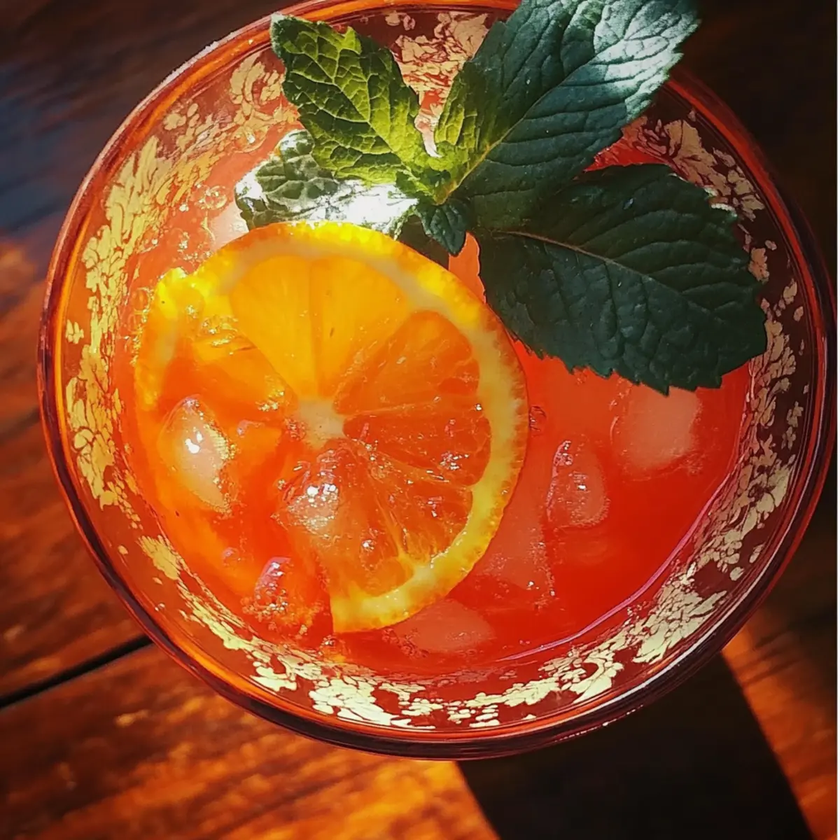Sparkling Aperol Spritz Cocktail