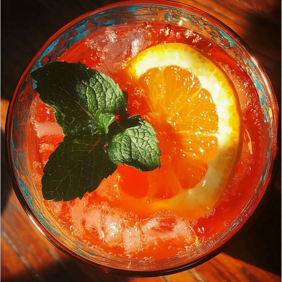 Sparkling Aperol Spritz Cocktail
